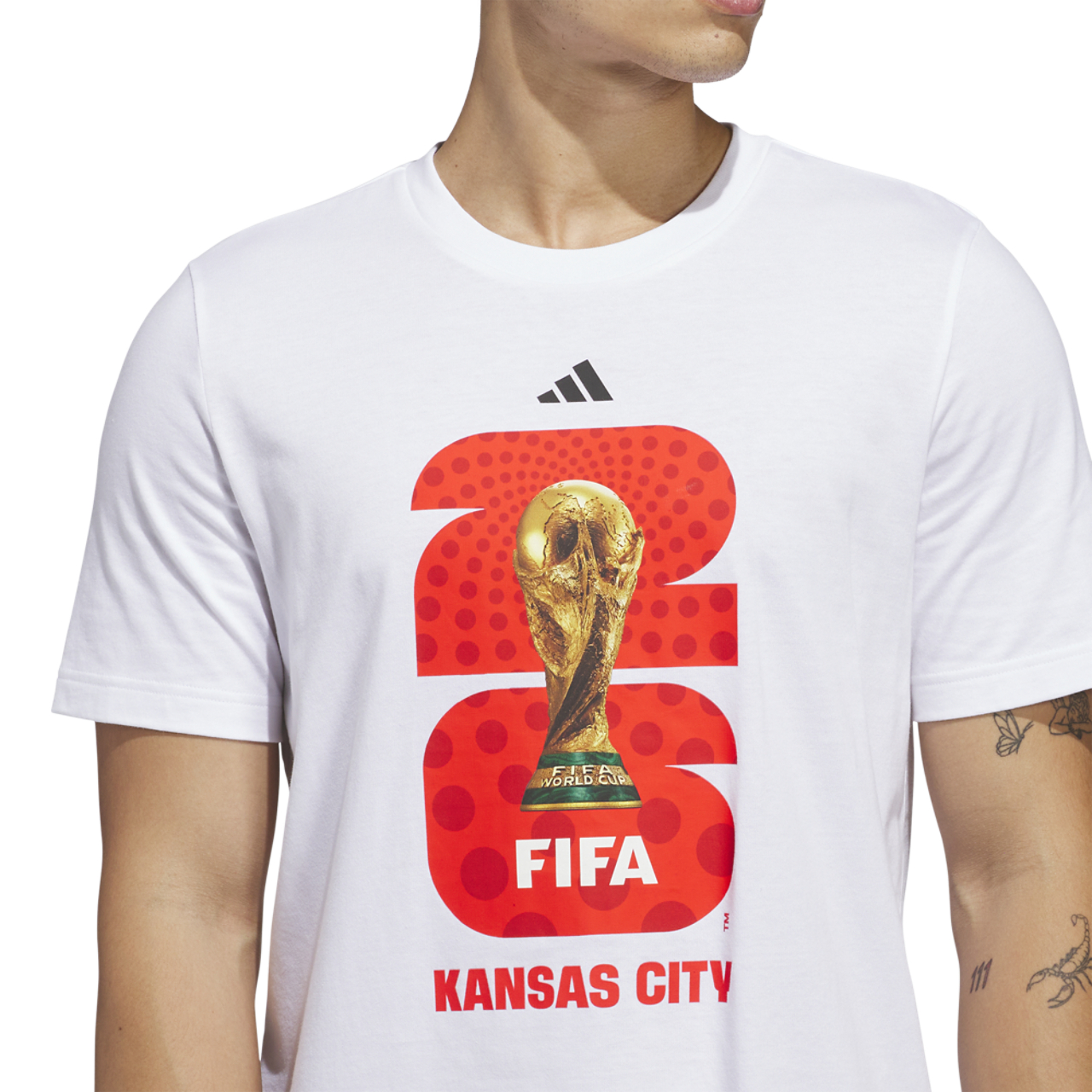 adidas Host City T-Shirt Image 3 of 6. Tap to open photo gallery.