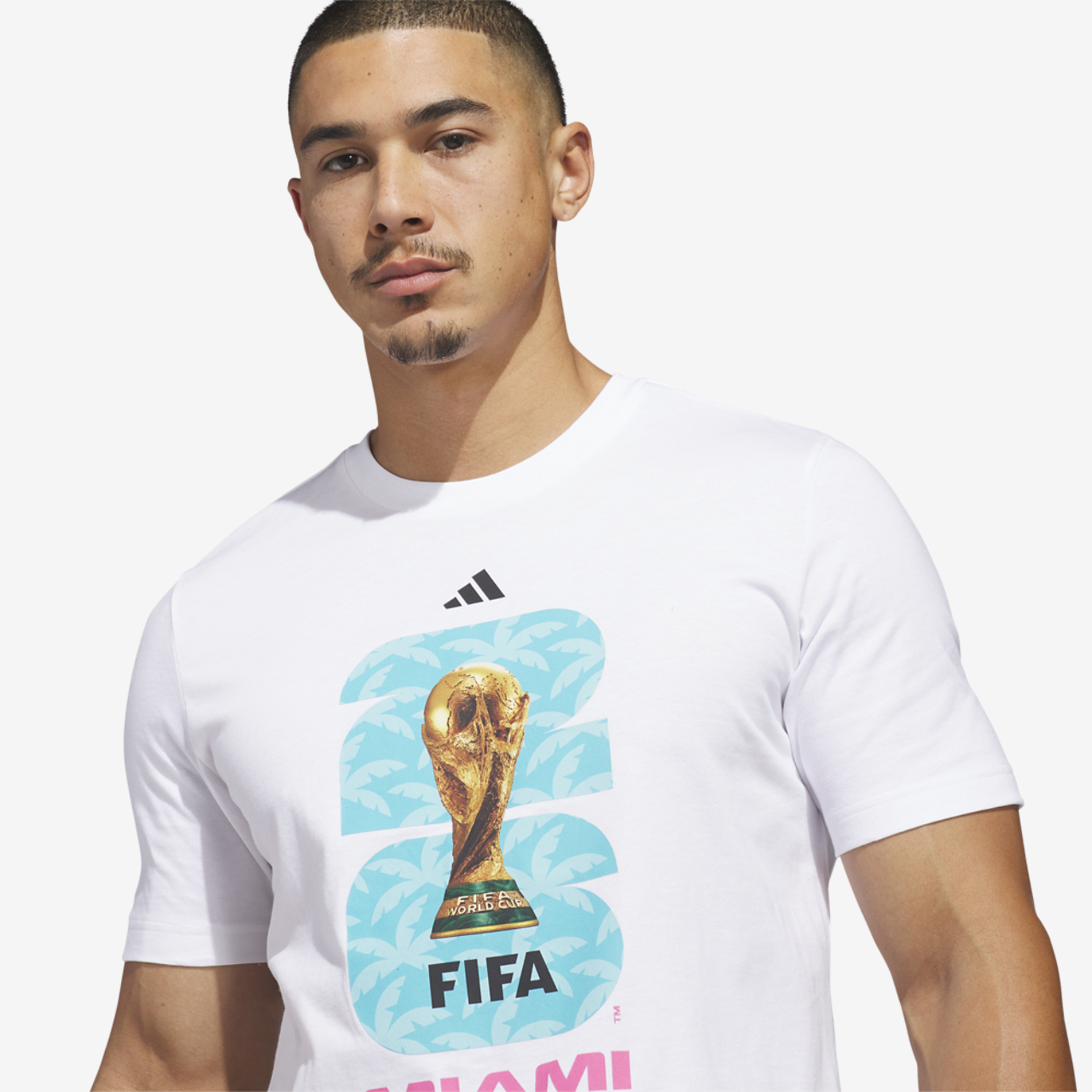 adidas Host City T-Shirt Image 3 of 6. Tap to open photo gallery.