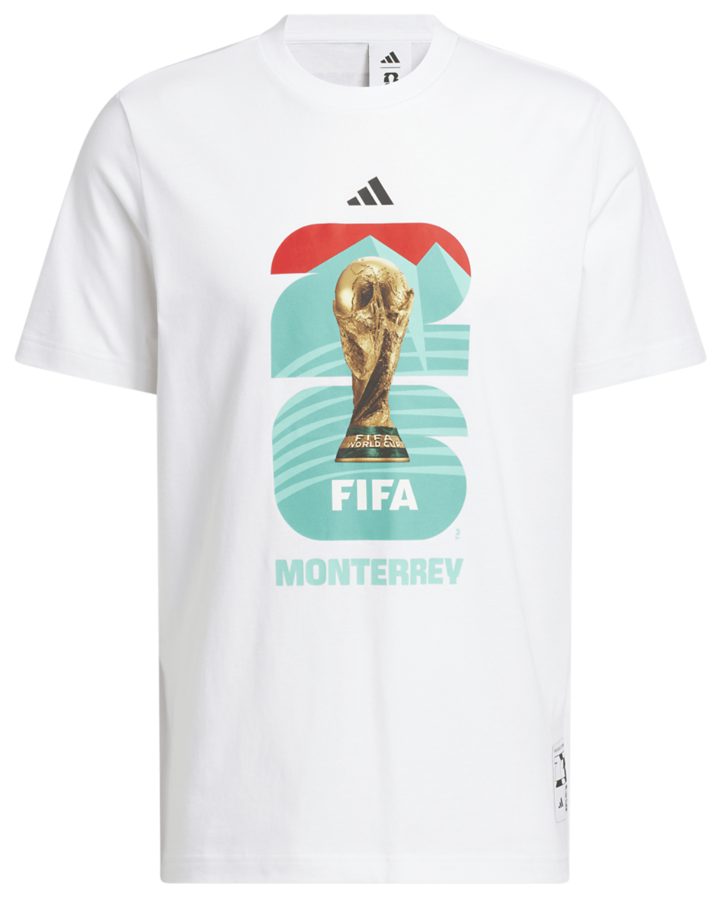 adidas Host City T-Shirt Image 6 of 6. Tap to open photo gallery.