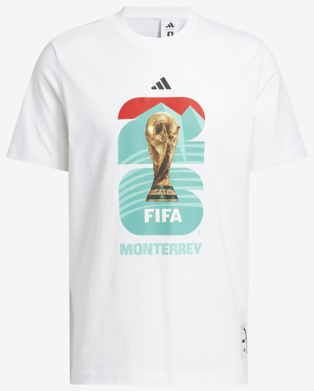 adidas Host City T-Shirt Image 6 of 6. Tap to open photo gallery.