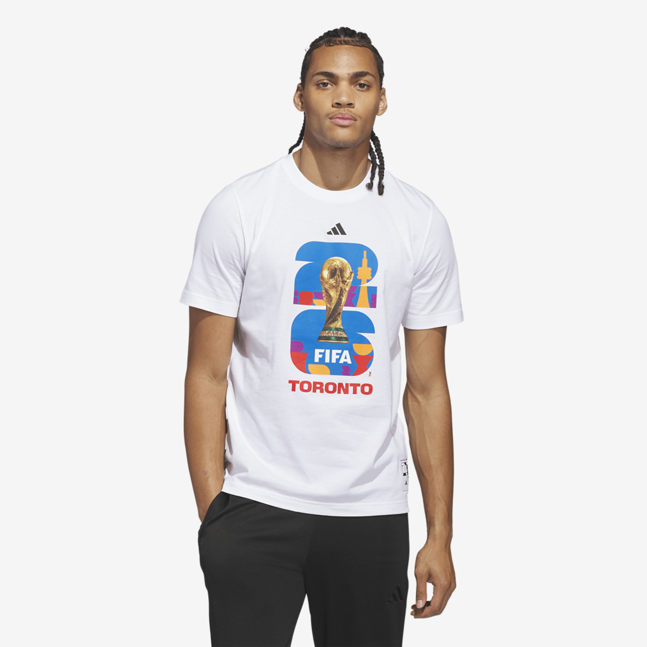 adidas Host City T-Shirt Image 1 of 6. Tap to open photo gallery.