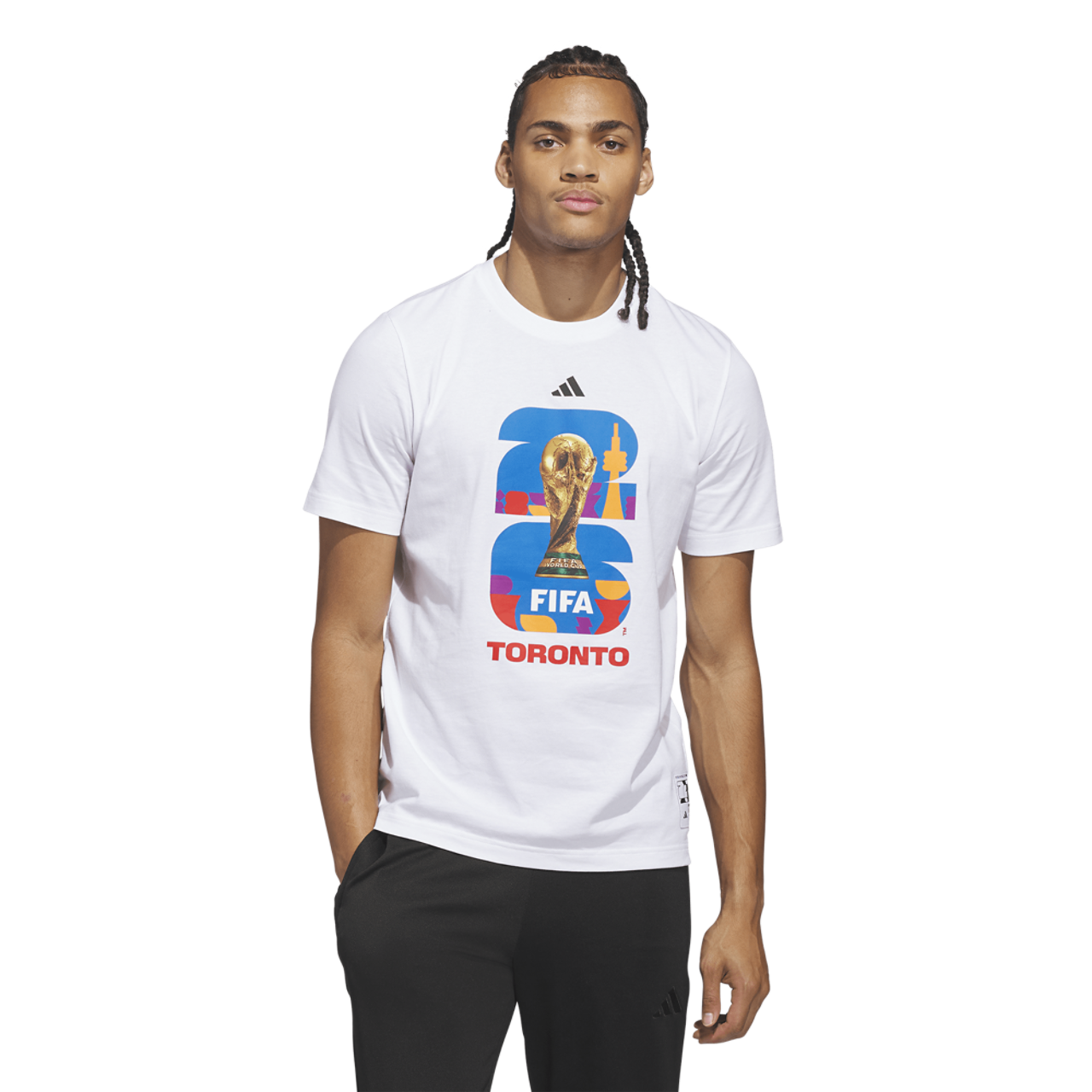 adidas Host City T-Shirt Image 1 of 6. Tap to open photo gallery.