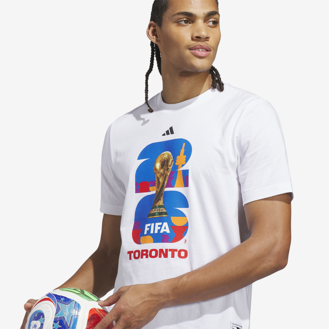 adidas Host City T-Shirt Image 3 of 6. Tap to open photo gallery.