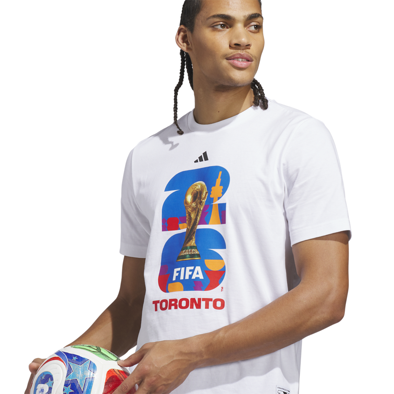 adidas Host City T-Shirt Image 3 of 6. Tap to open photo gallery.