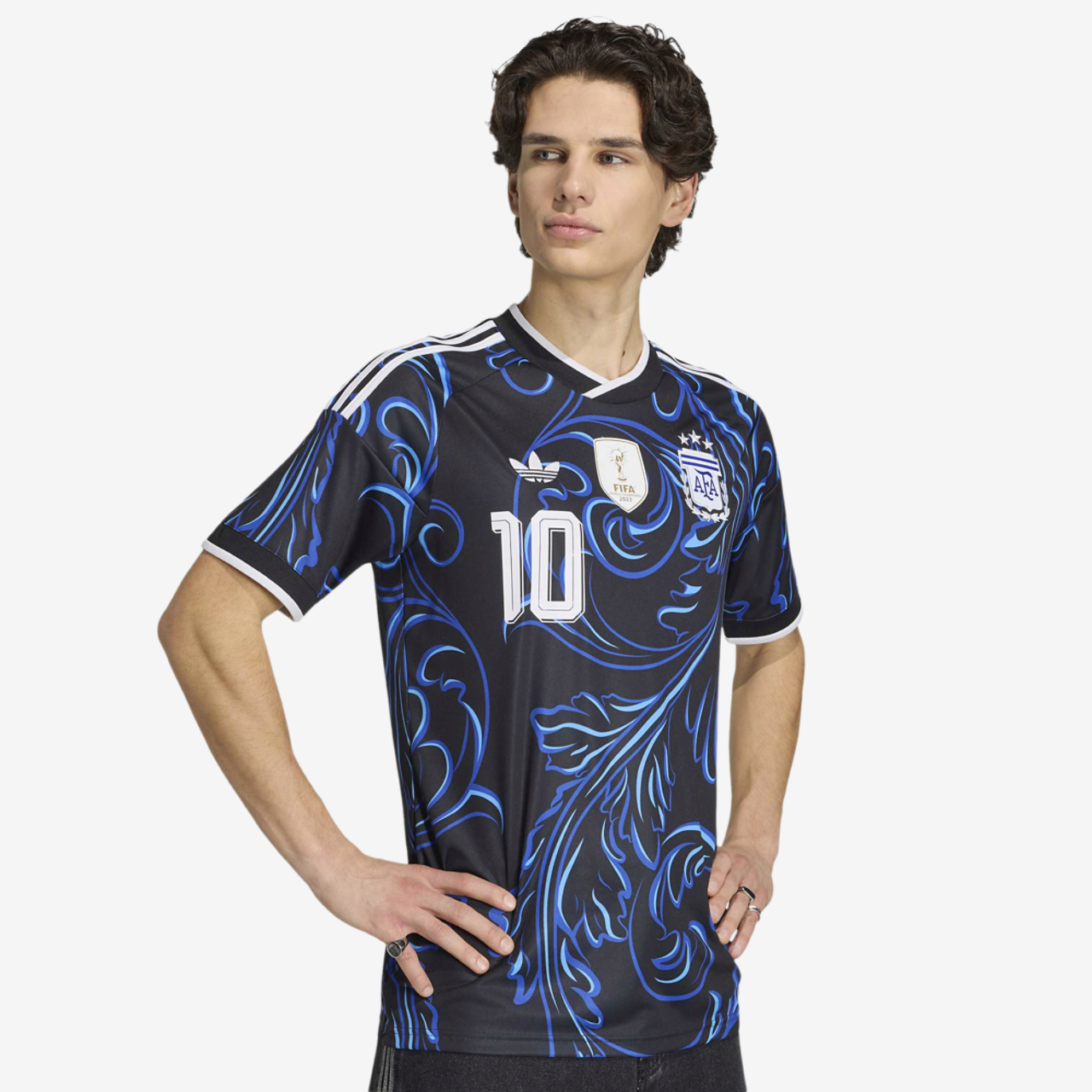 adidas Argentina 26 Away Messi Jersey Image 3 of 7. Tap to open photo gallery.