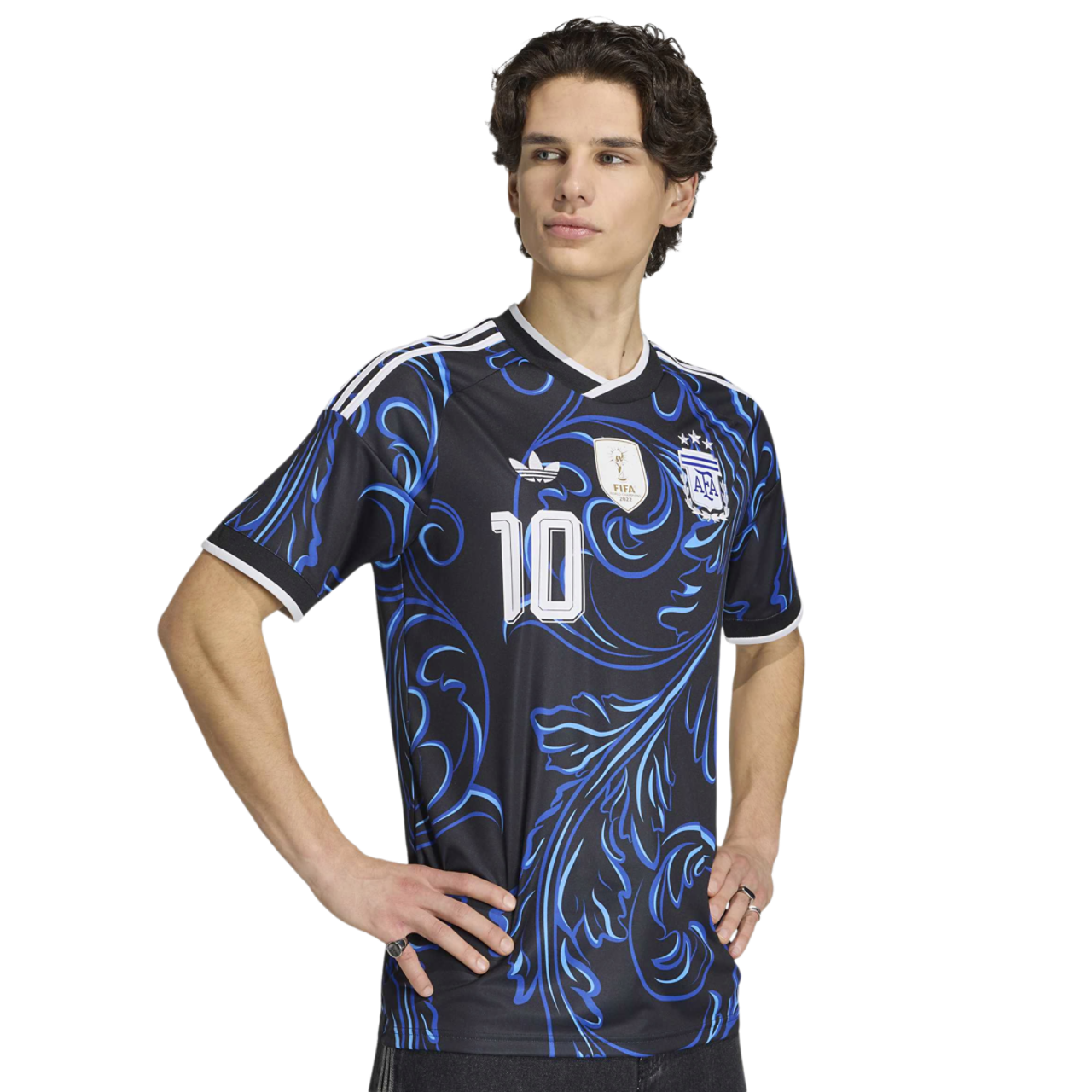 adidas Argentina 26 Away Messi Jersey Image 3 of 7. Tap to open photo gallery.