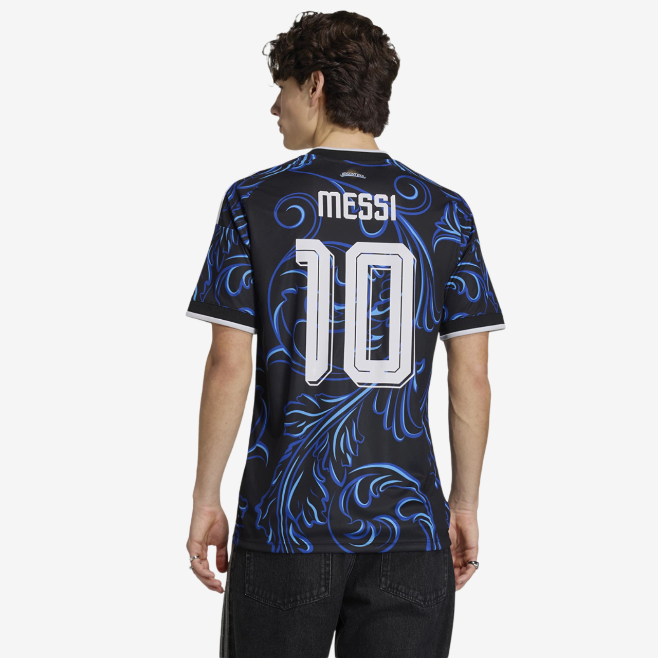 adidas Argentina 26 Away Messi Jersey Image 4 of 7. Tap to open photo gallery.