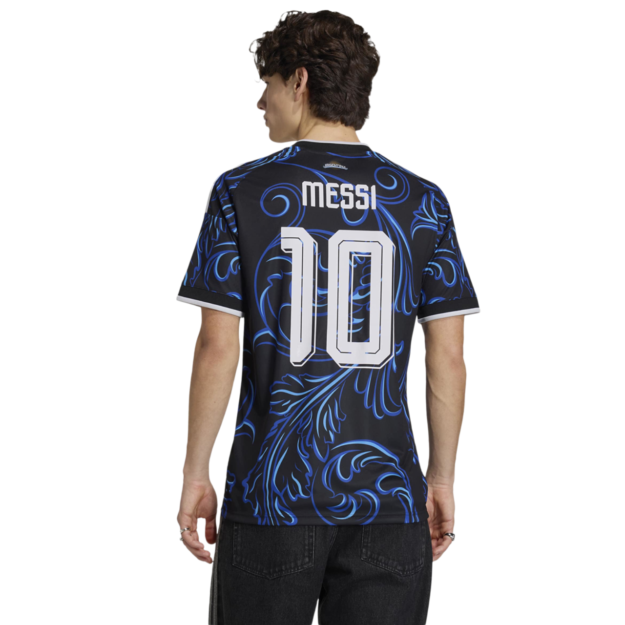 adidas Argentina 26 Away Messi Jersey Image 4 of 7. Tap to open photo gallery.