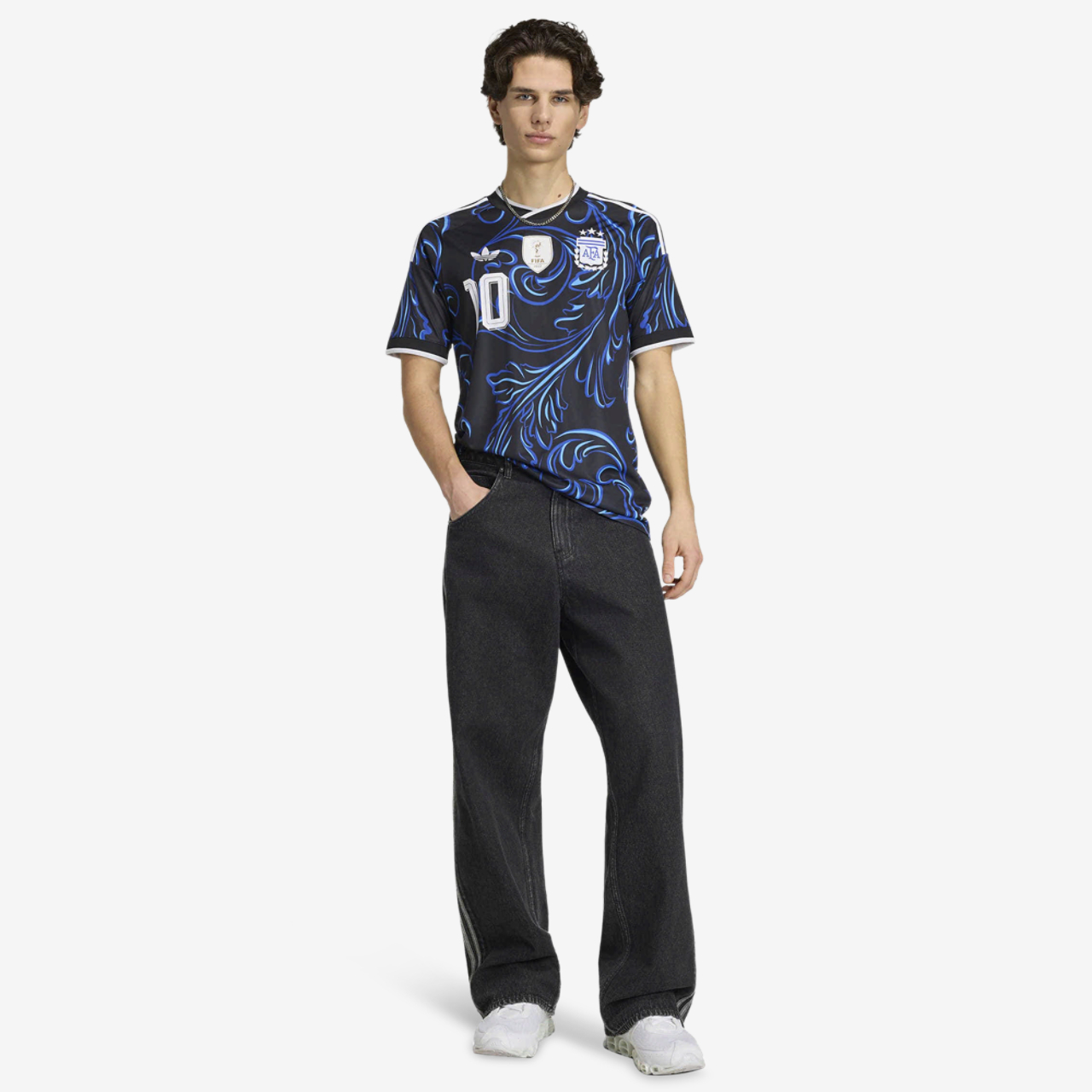 adidas Argentina 26 Away Messi Jersey Image 7 of 7. Tap to open photo gallery.
