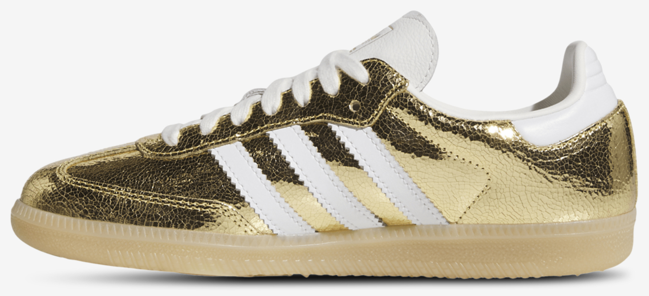 adidas Samba OG Cracked Metallic Image 2 of 5. Tap to open photo gallery.