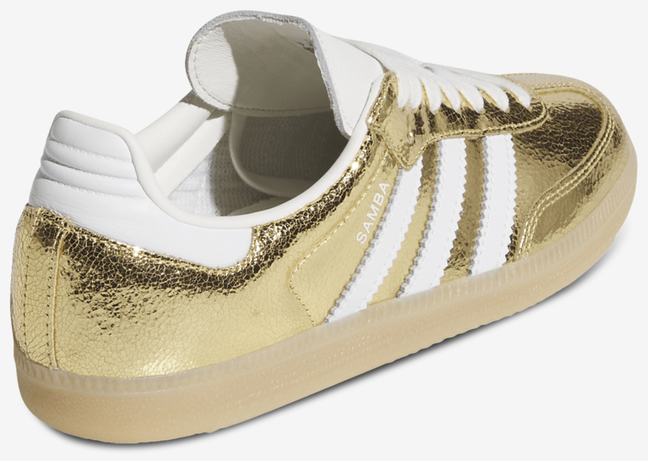 adidas Samba OG Cracked Metallic Image 3 of 5. Tap to open photo gallery.