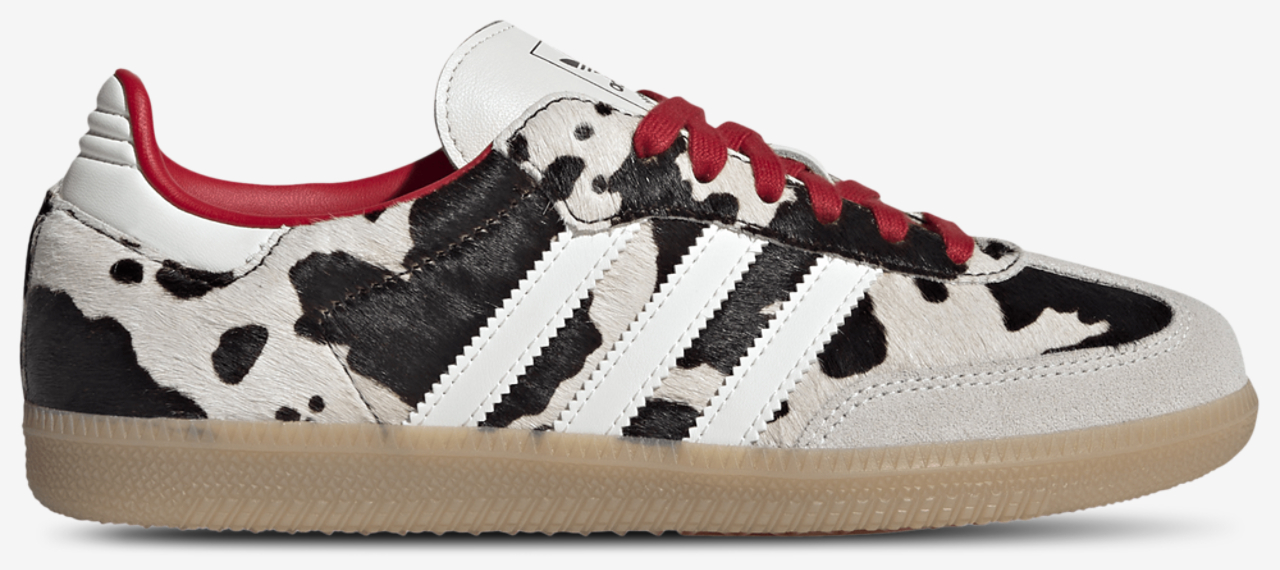 adidas Originals Samba OG Cow Print Image 1 of 8. Tap to open photo gallery.