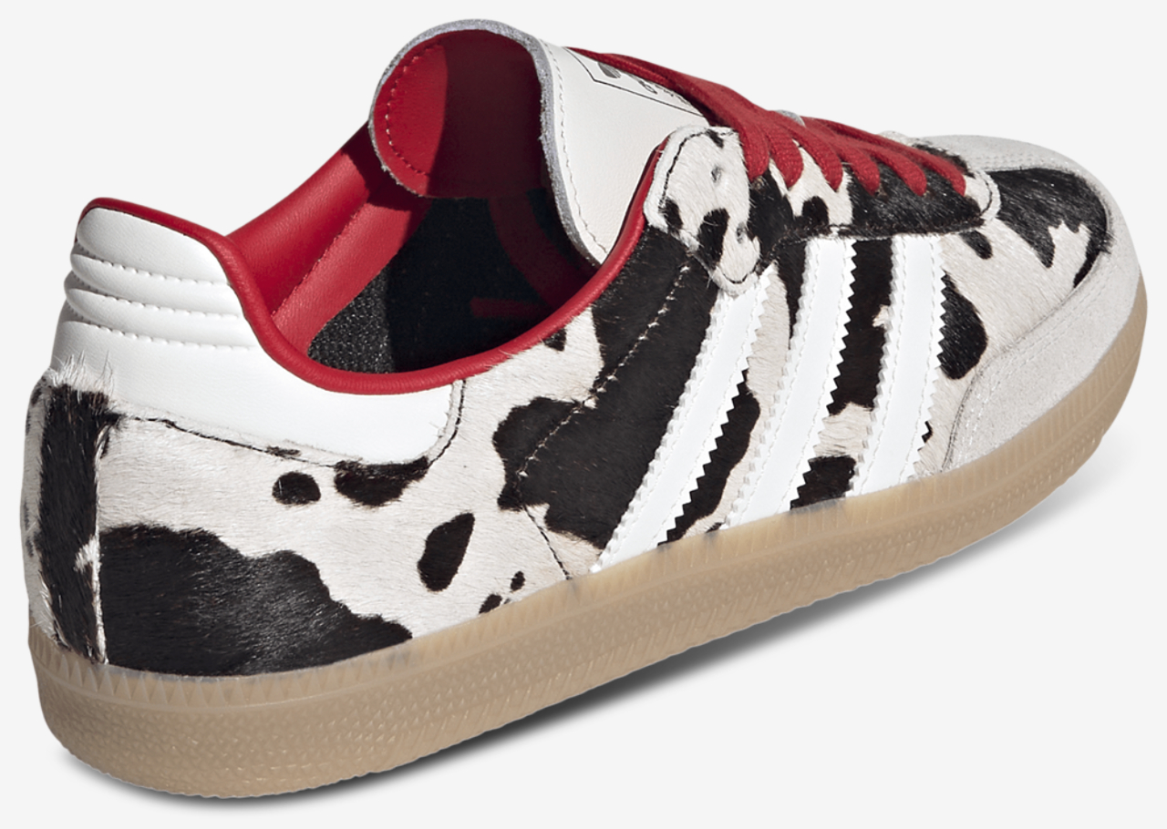 adidas Originals Samba OG Cow Print Image 3 of 8. Tap to open photo gallery.