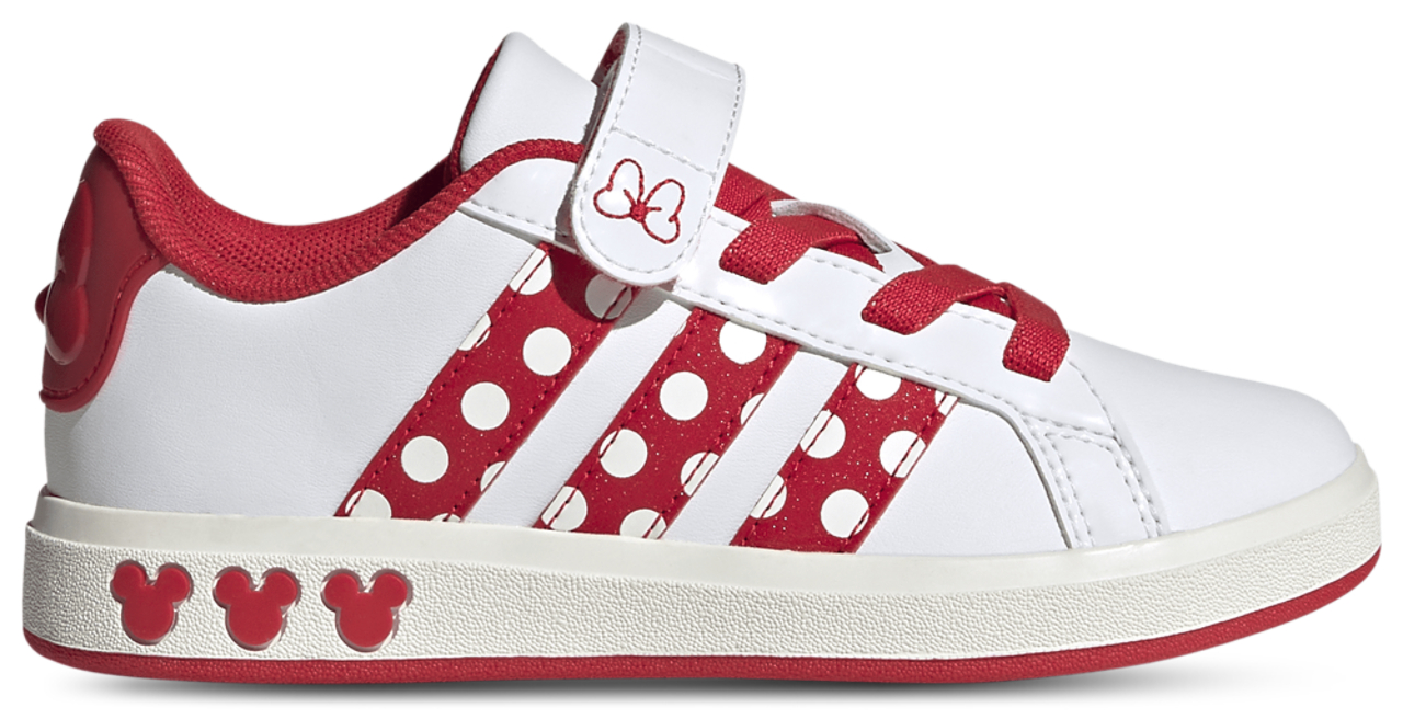  Disney スニーカー adidas x Disney Minnie Mouse Grand Court Elastic Lace - Girls