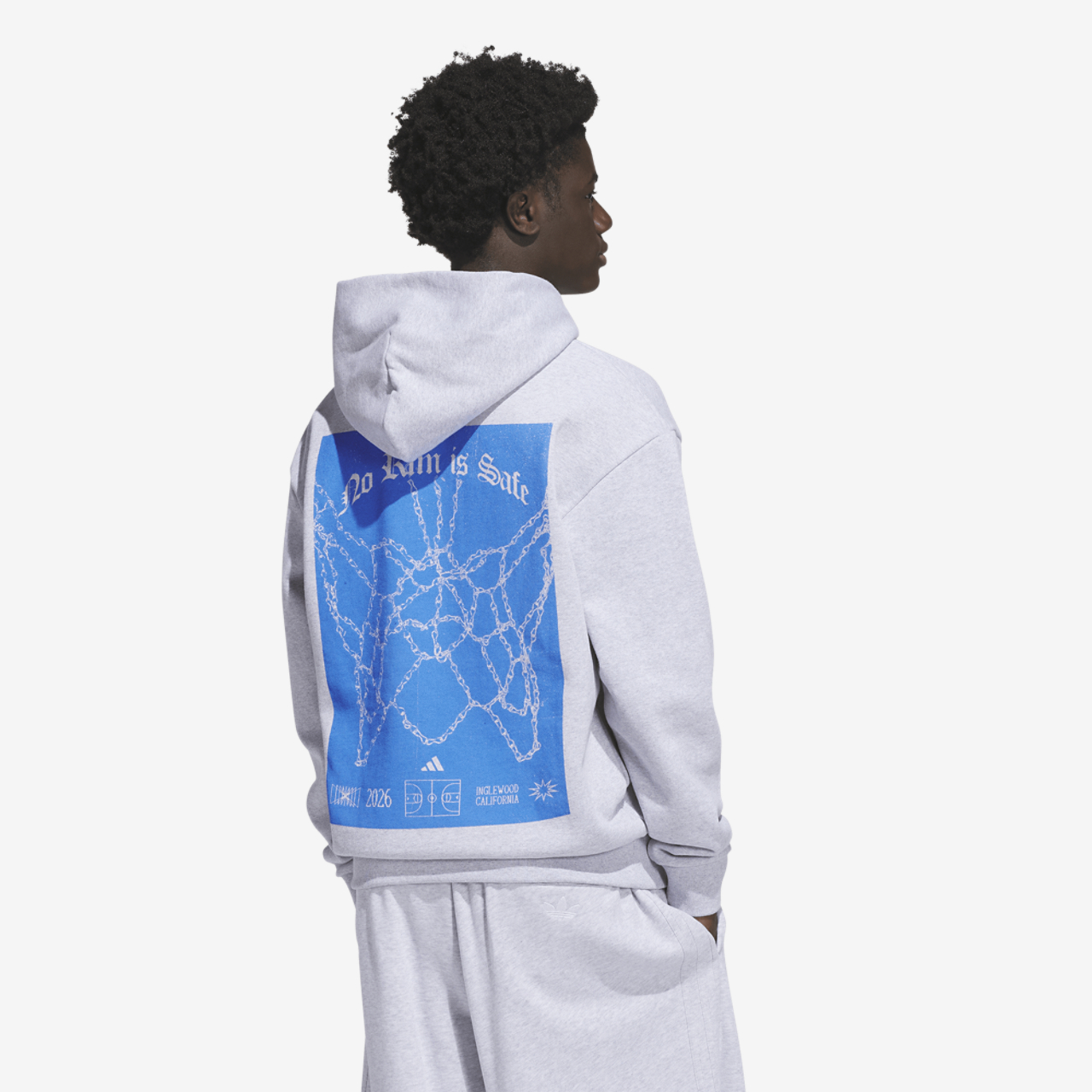 adidas No Rim is Safe Hoodie Image 2 of 6. Tap to open photo gallery.