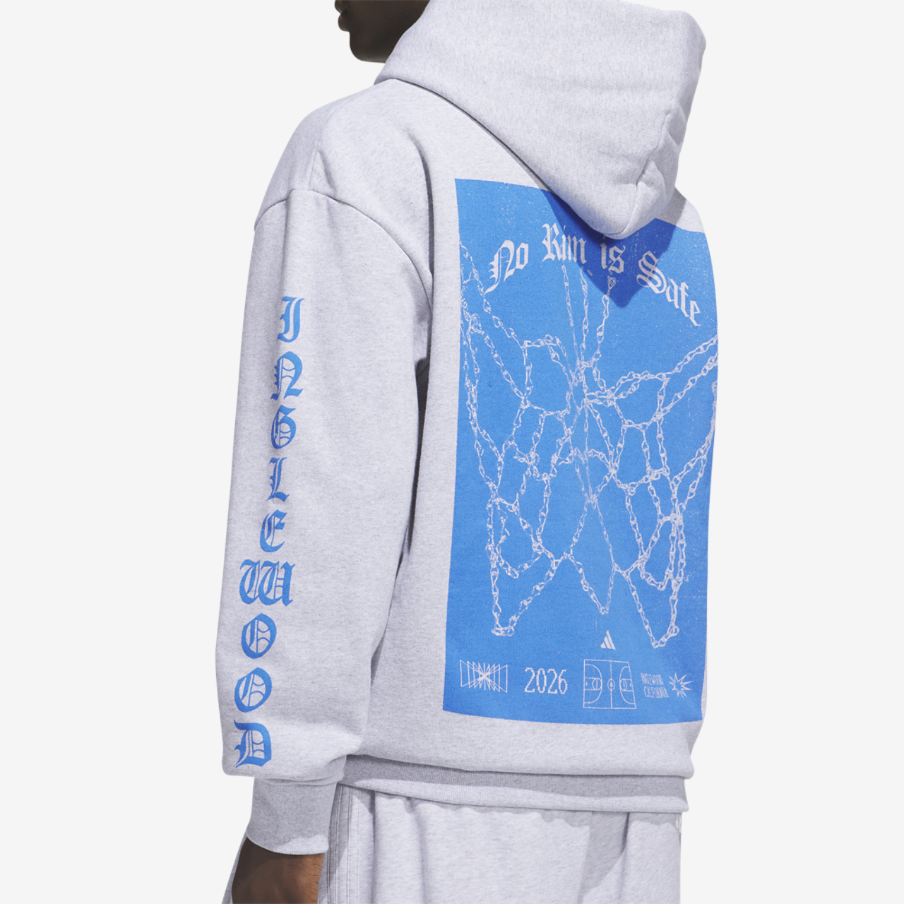 adidas No Rim is Safe Hoodie Image 4 of 6. Tap to open photo gallery.