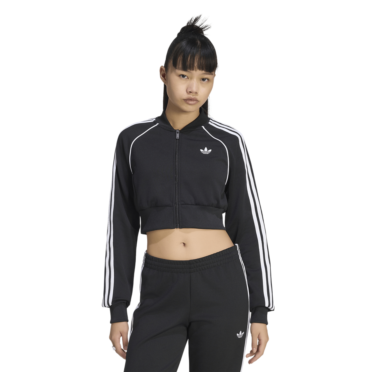adidas Originals Superstar Cropped Track Top - Women's | Foot Locker