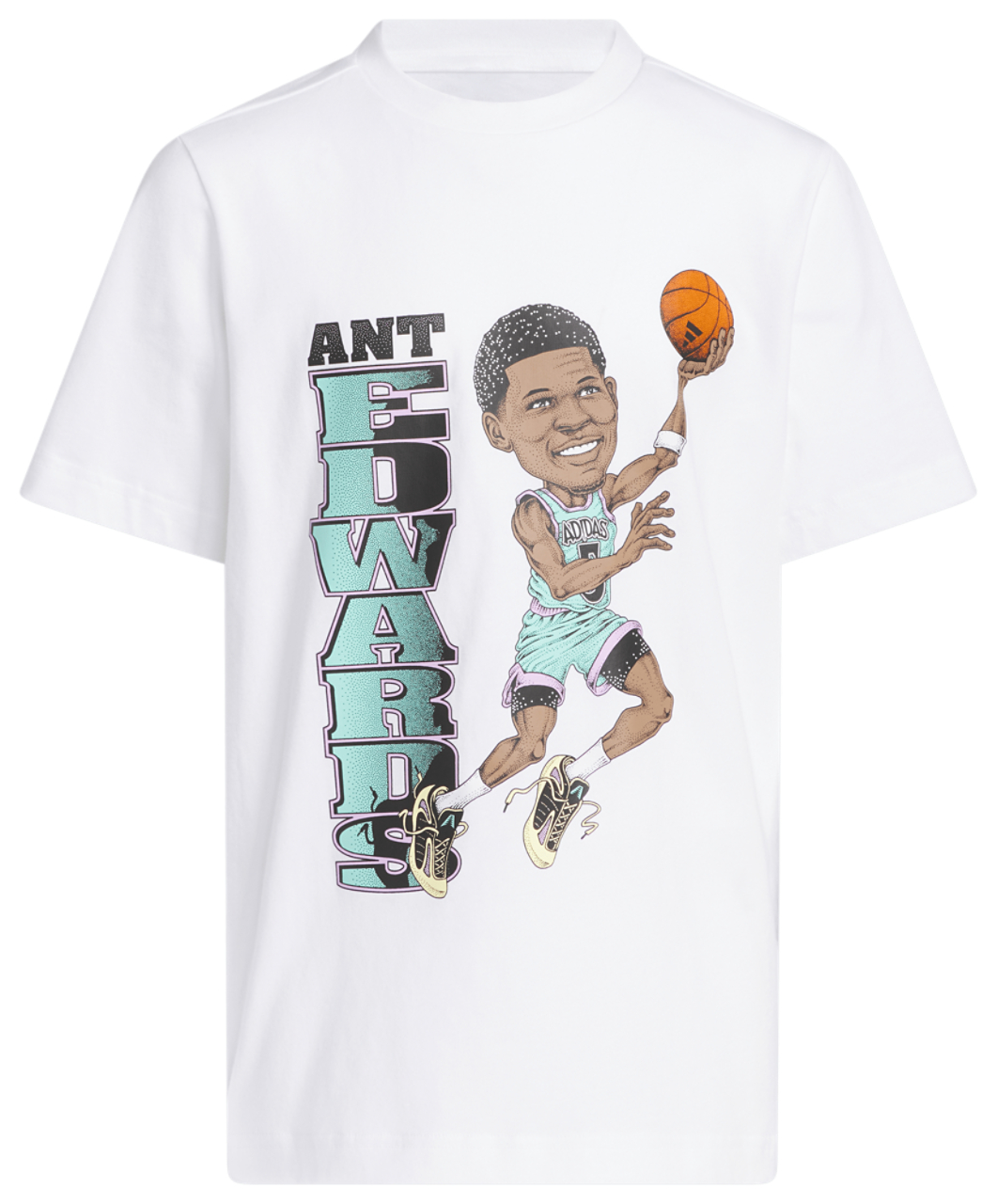 adidas Anthony Edwards Easter T-Shirt Image 1 of 4. Tap to open photo gallery.