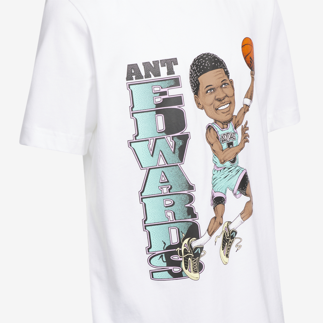 adidas Anthony Edwards Easter T-Shirt Image 3 of 4. Tap to open photo gallery.