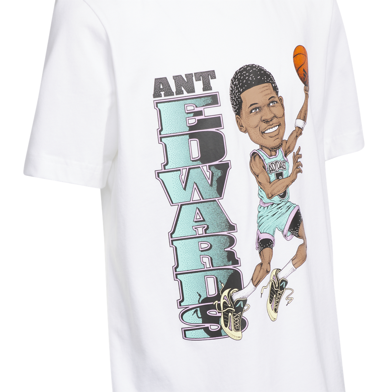 adidas Anthony Edwards Easter T-Shirt Image 3 of 4. Tap to open photo gallery.