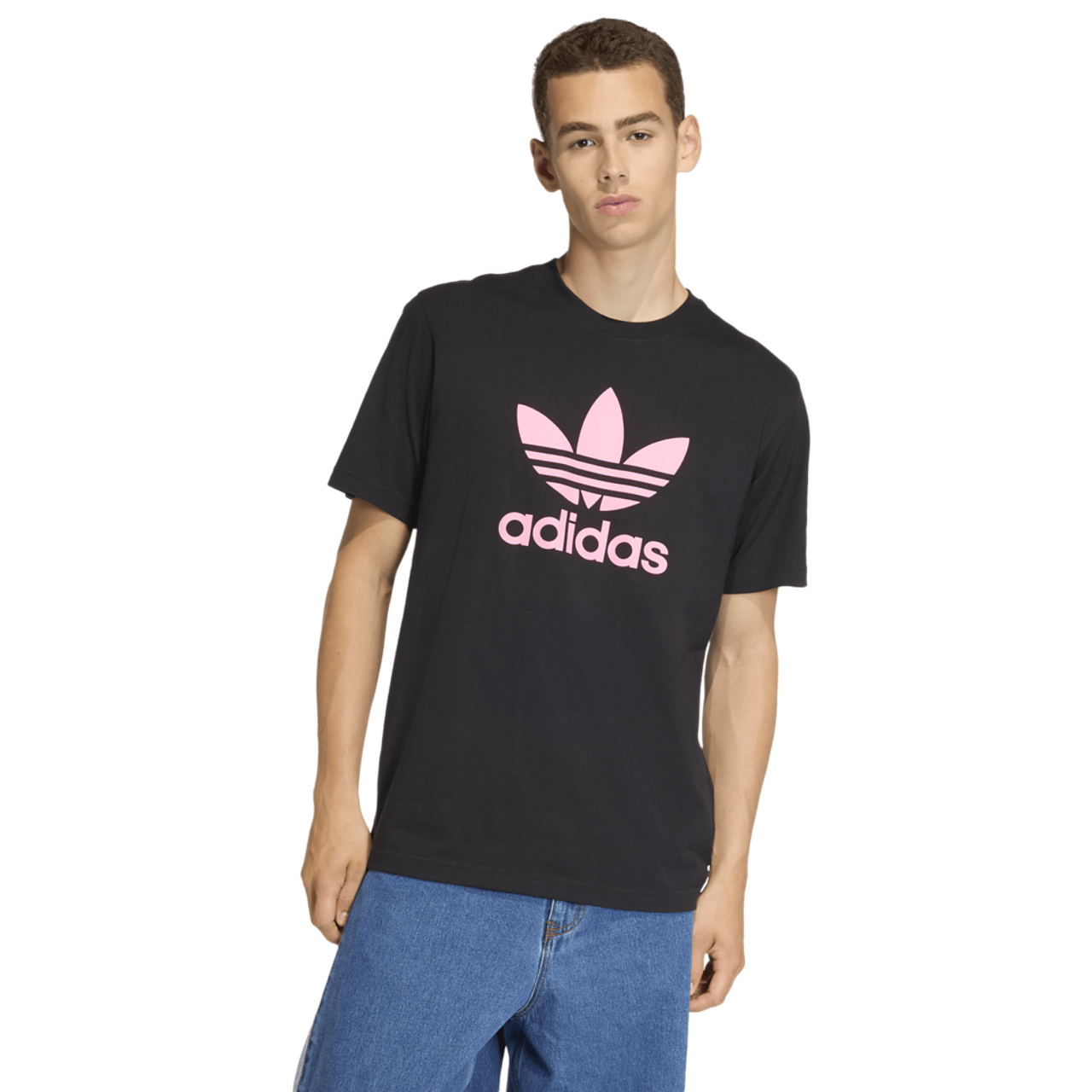 adidas Originals Trefoil Essentials T-Shirt Image 1 of 2. Tap to open photo gallery.