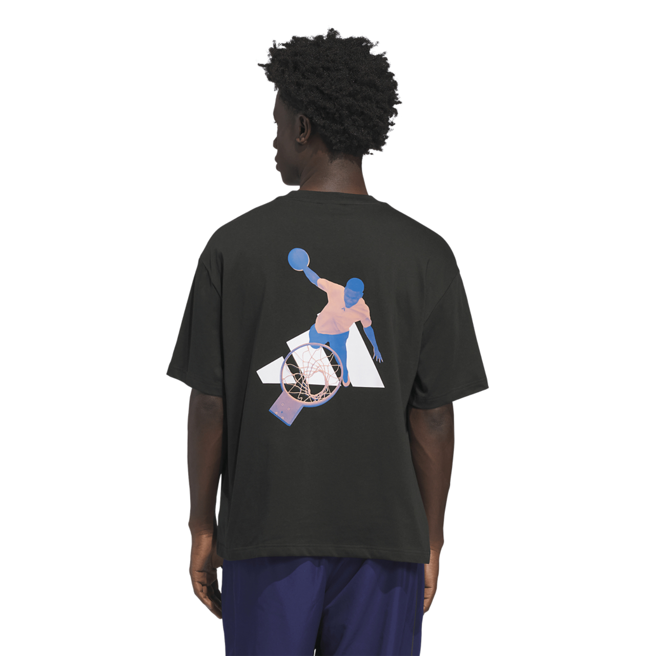 adidas Anthony Edwards Photo T-Shirt Image 2 of 6. Tap to open photo gallery.