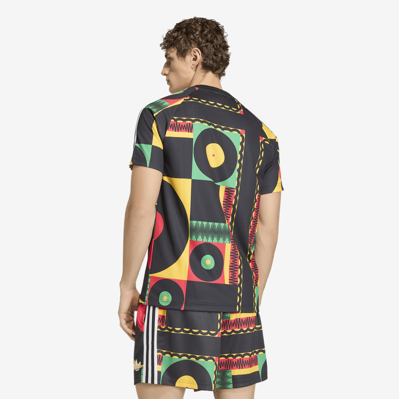 adidas Jamaica Originals T-Shirt Image 2 of 6. Tap to open photo gallery.