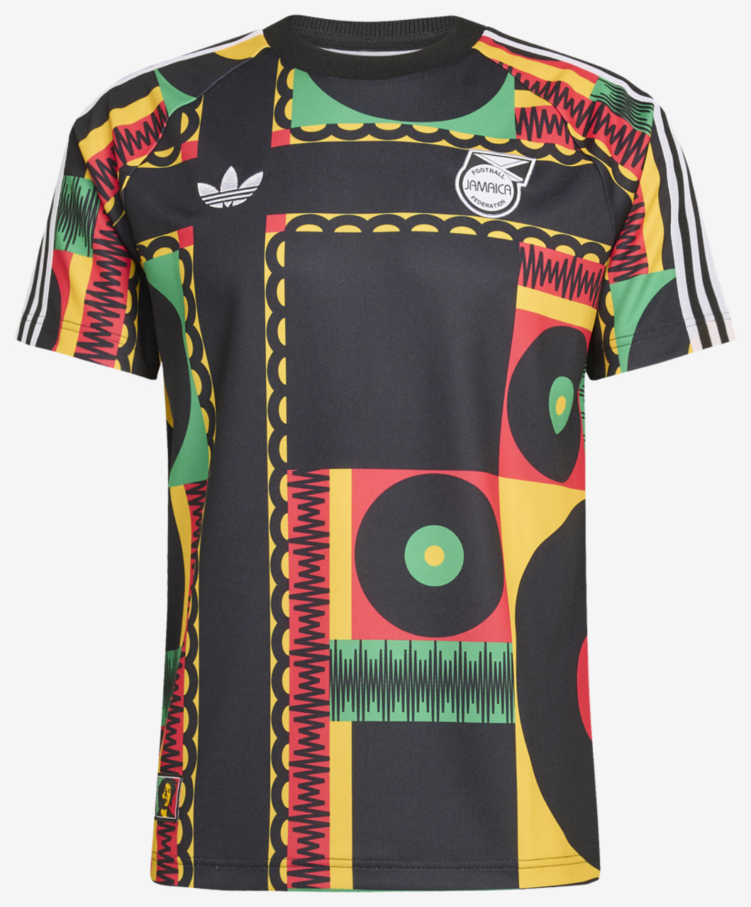 adidas Jamaica Originals T-Shirt Image 6 of 6. Tap to open photo gallery.