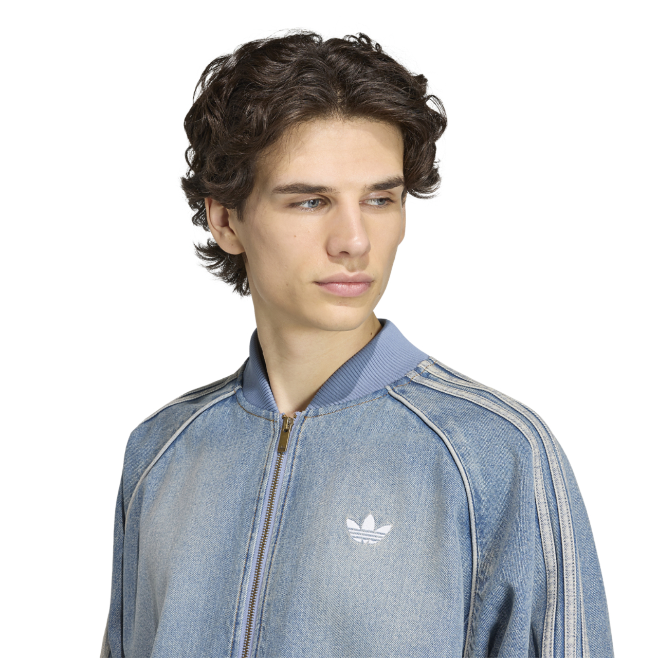 adidas Originals SST Adicolor Denim Track Top - Men's | Foot Locker