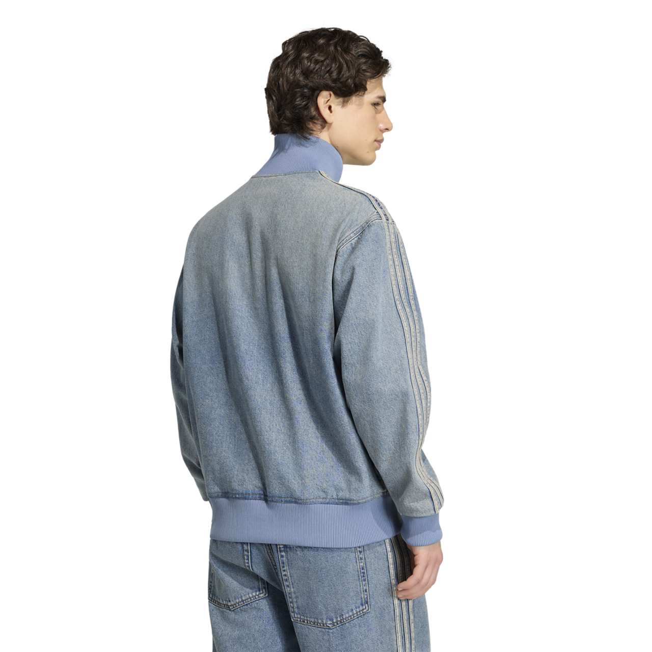 トップス  ADICOLOR DENIM FIREBIRD TRACK TOP adidas Originals Adicolor Denim Firebird Track Top - Men's | Foot