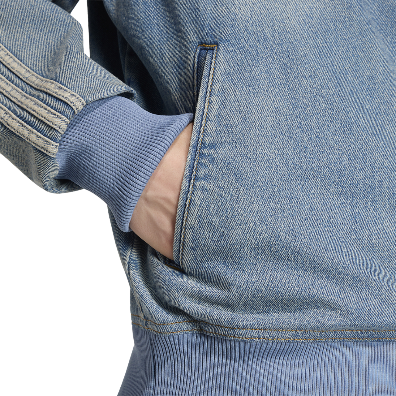 adidas Originals Adicolor Denim Firebird Track Top - Men's | Foot