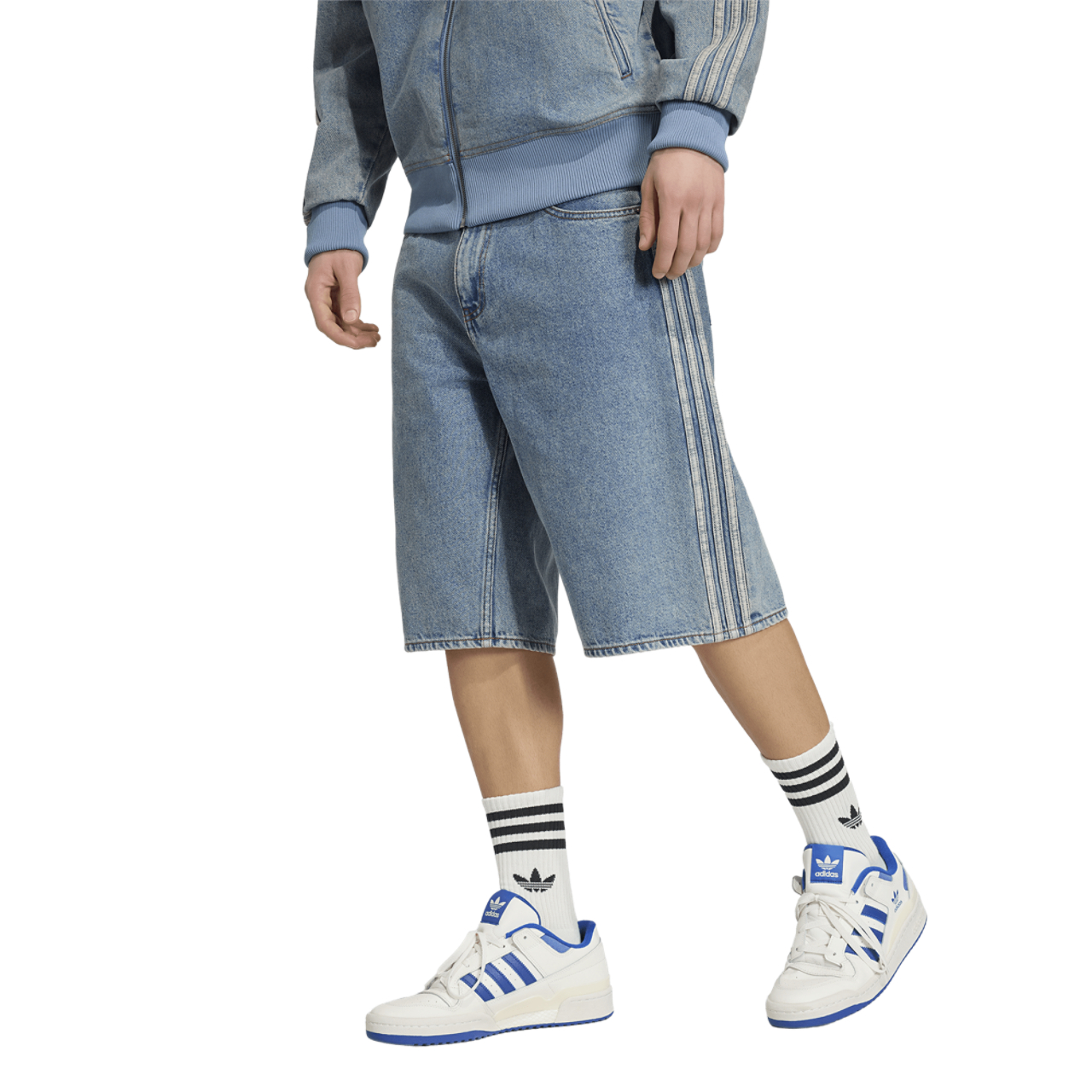 adidas Originals Firebird Adicolor Denim Shorts - Men's | Foot Locker