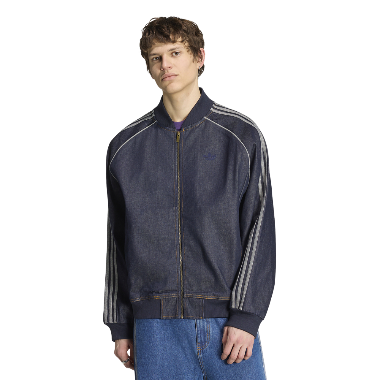 adidas Originals SST Adicolor Denim Track Top - Men's | Foot Locker