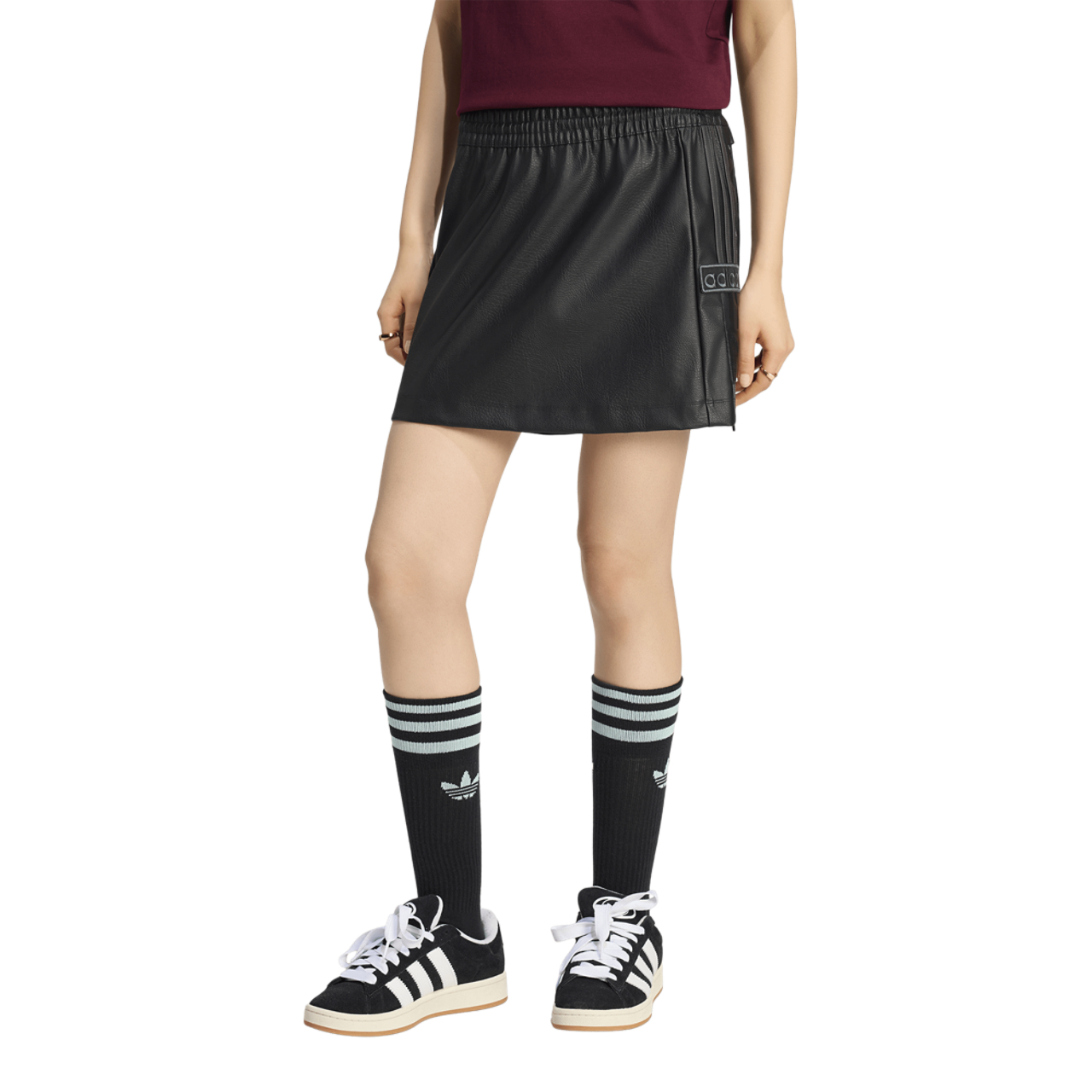  Originals ADIBREAK アディブレイク レディースM adidas Originals adibreak Pleather Skirt - Women's | Foot Locker