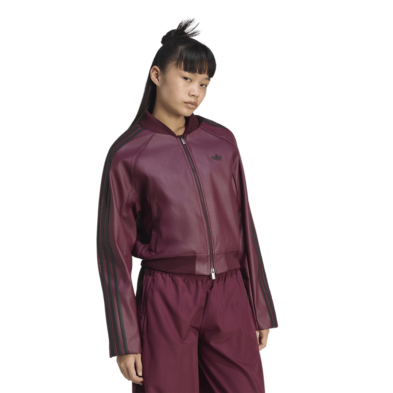 adidas Superstar Track Top Pleather - Women's | Foot Locker