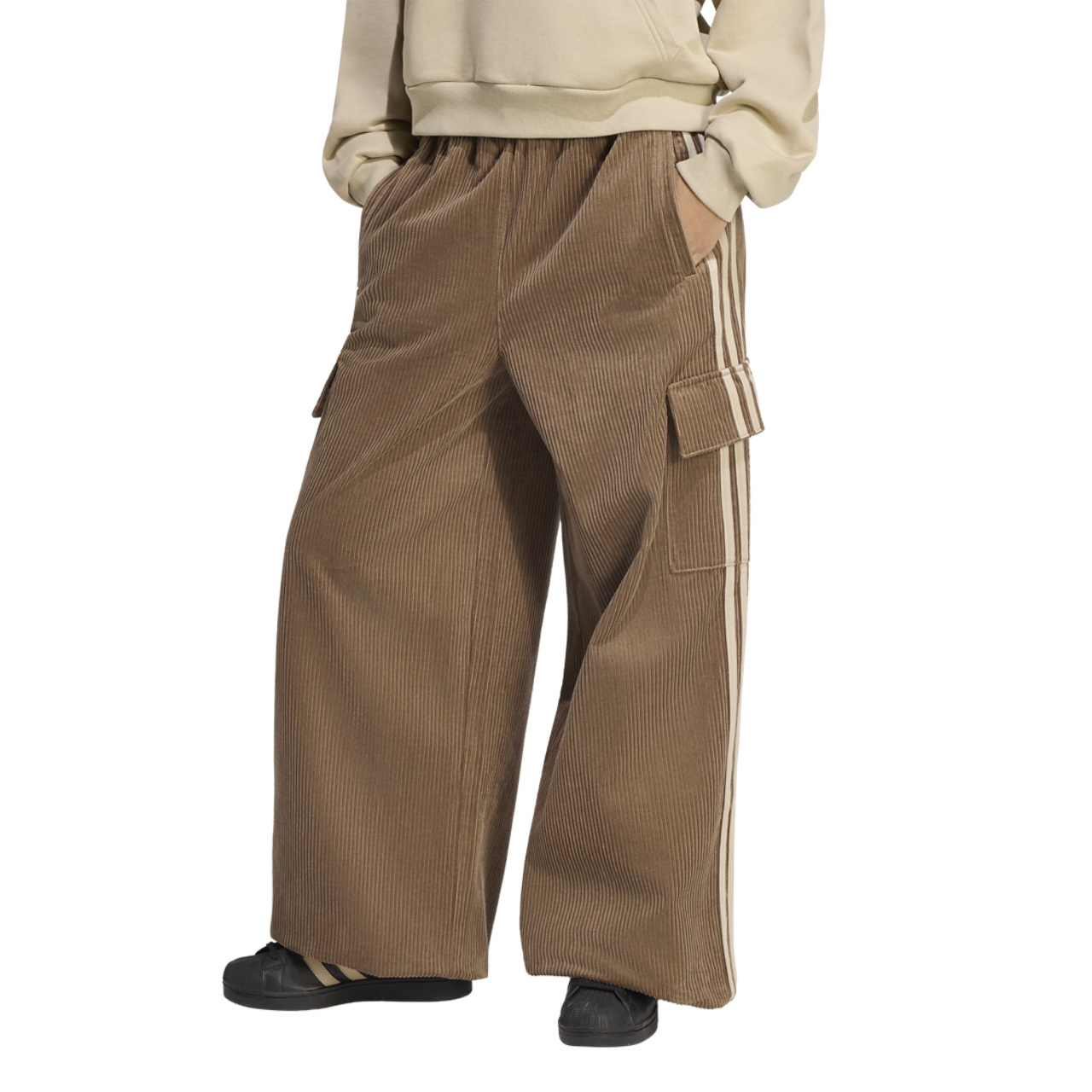 adidas Originals Corduroy 3-Stripes Cargo Pants - Women's | Foot
