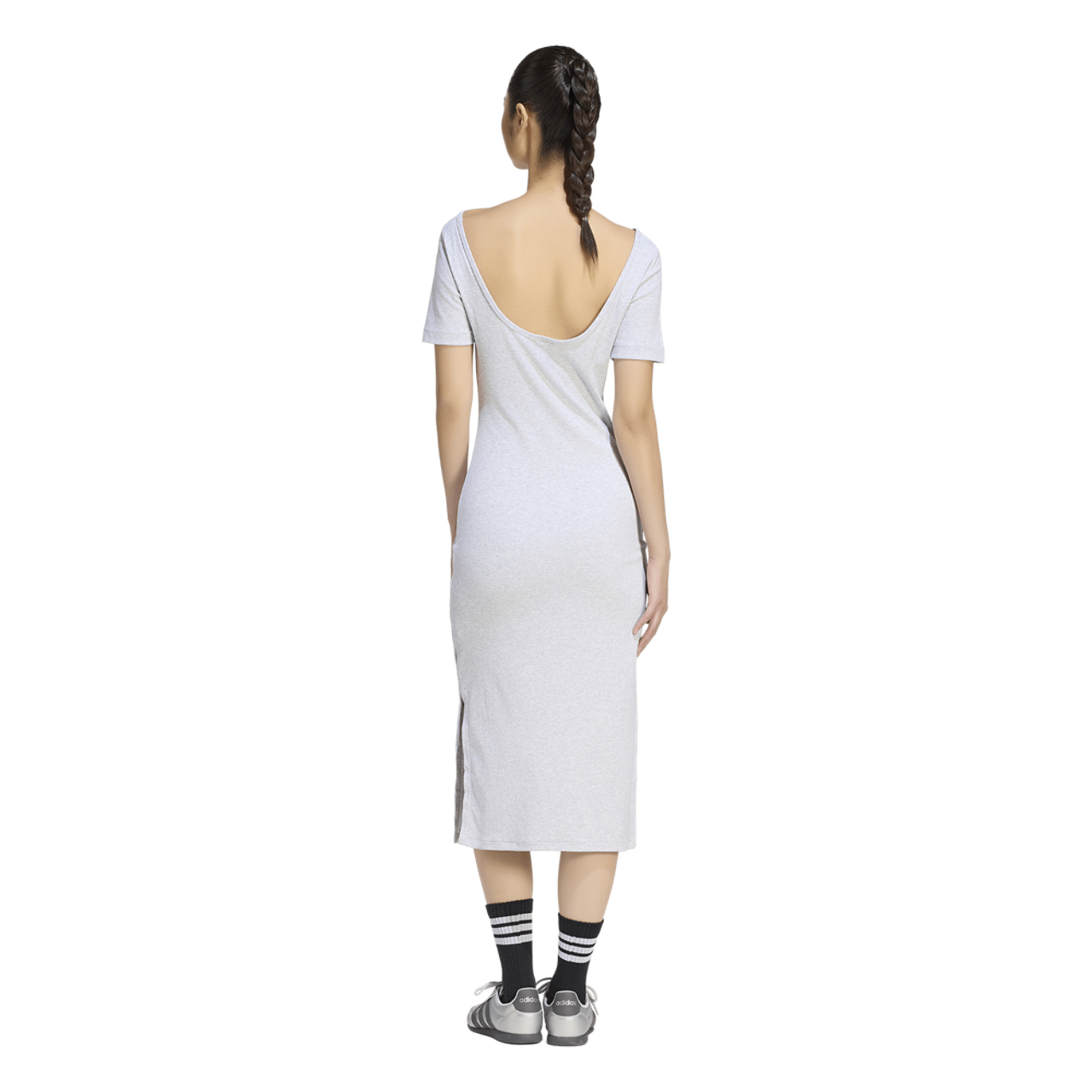 adidas ribbed mini dress adidas Originals Ribbed Mini Dress in black