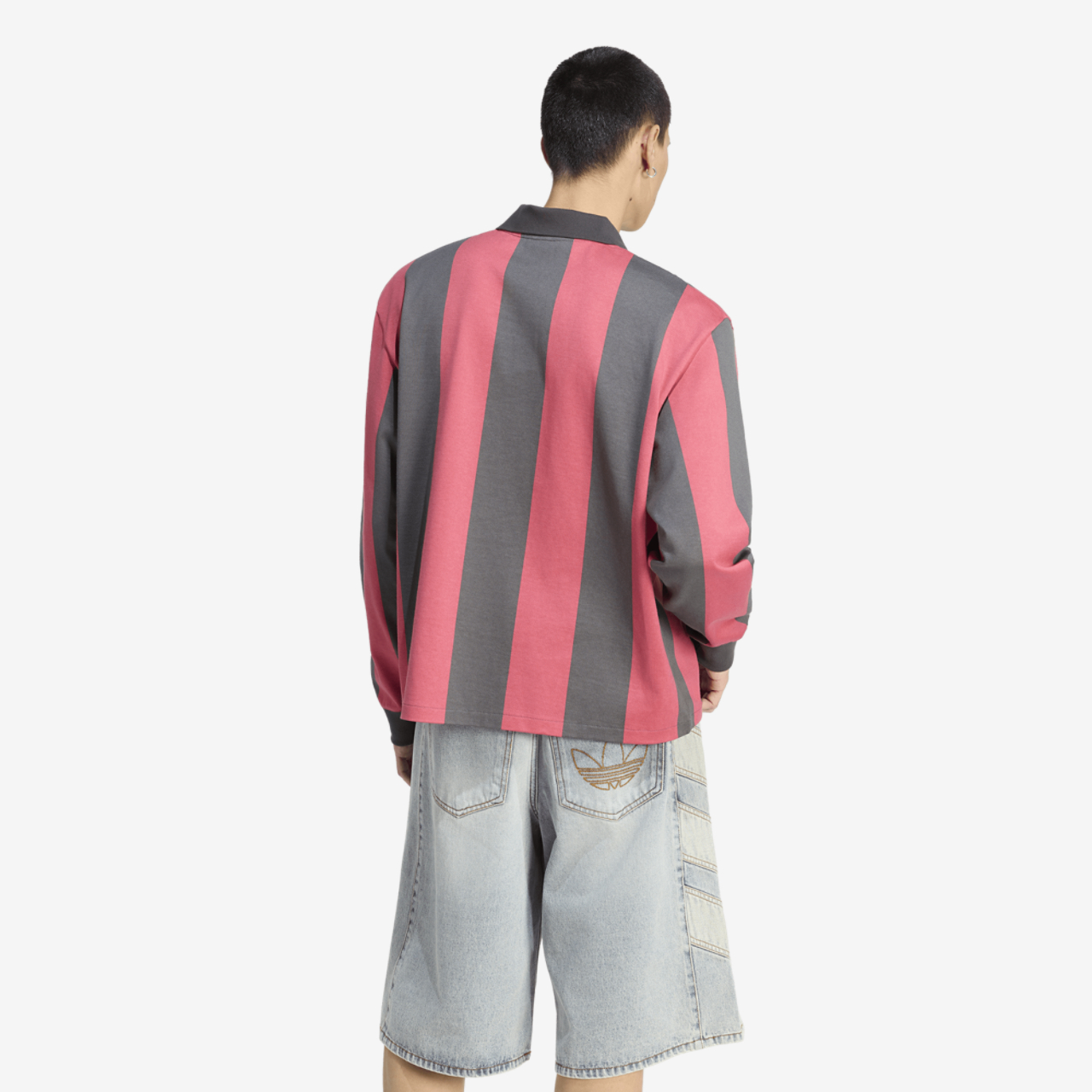 adidas Originals Long Sleeve GFX Polo Image 2 of 5. Tap to open photo gallery.