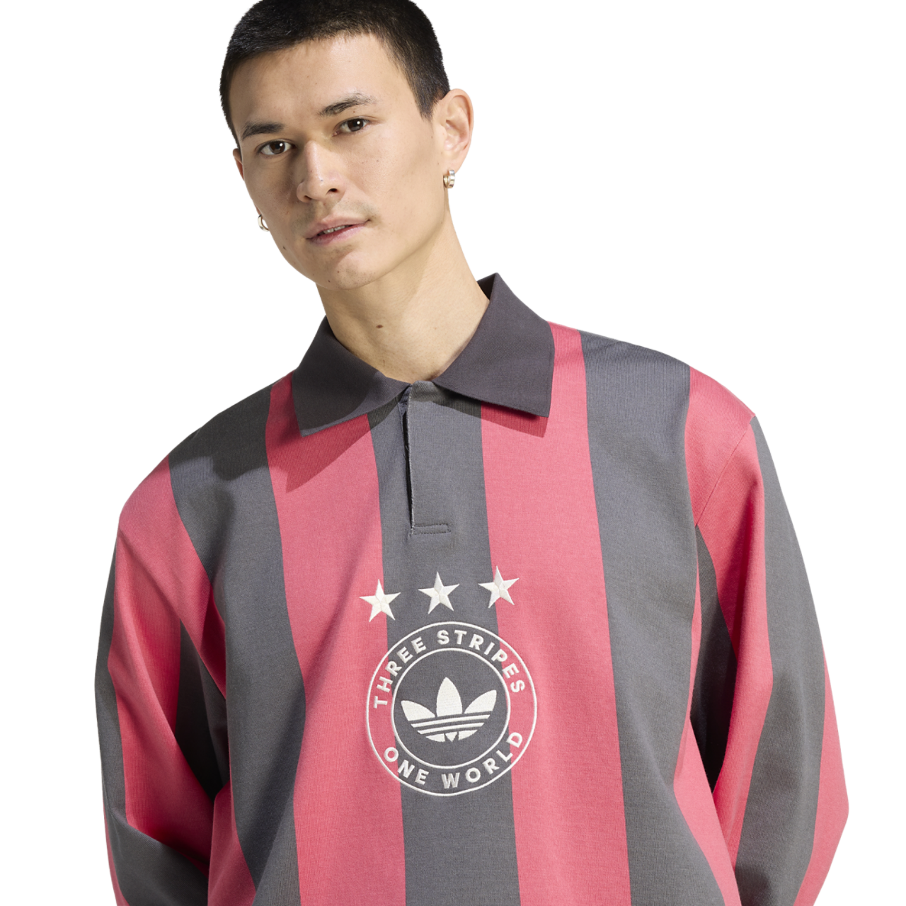 adidas Originals Long Sleeve GFX Polo - Men's | Foot Locker