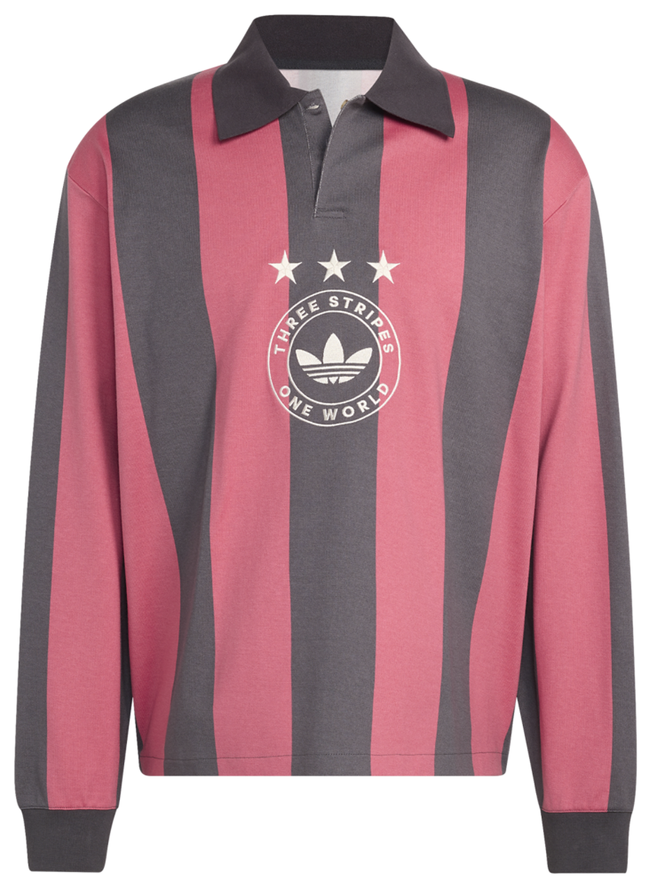adidas Originals Long Sleeve GFX Polo - Men's | Foot Locker