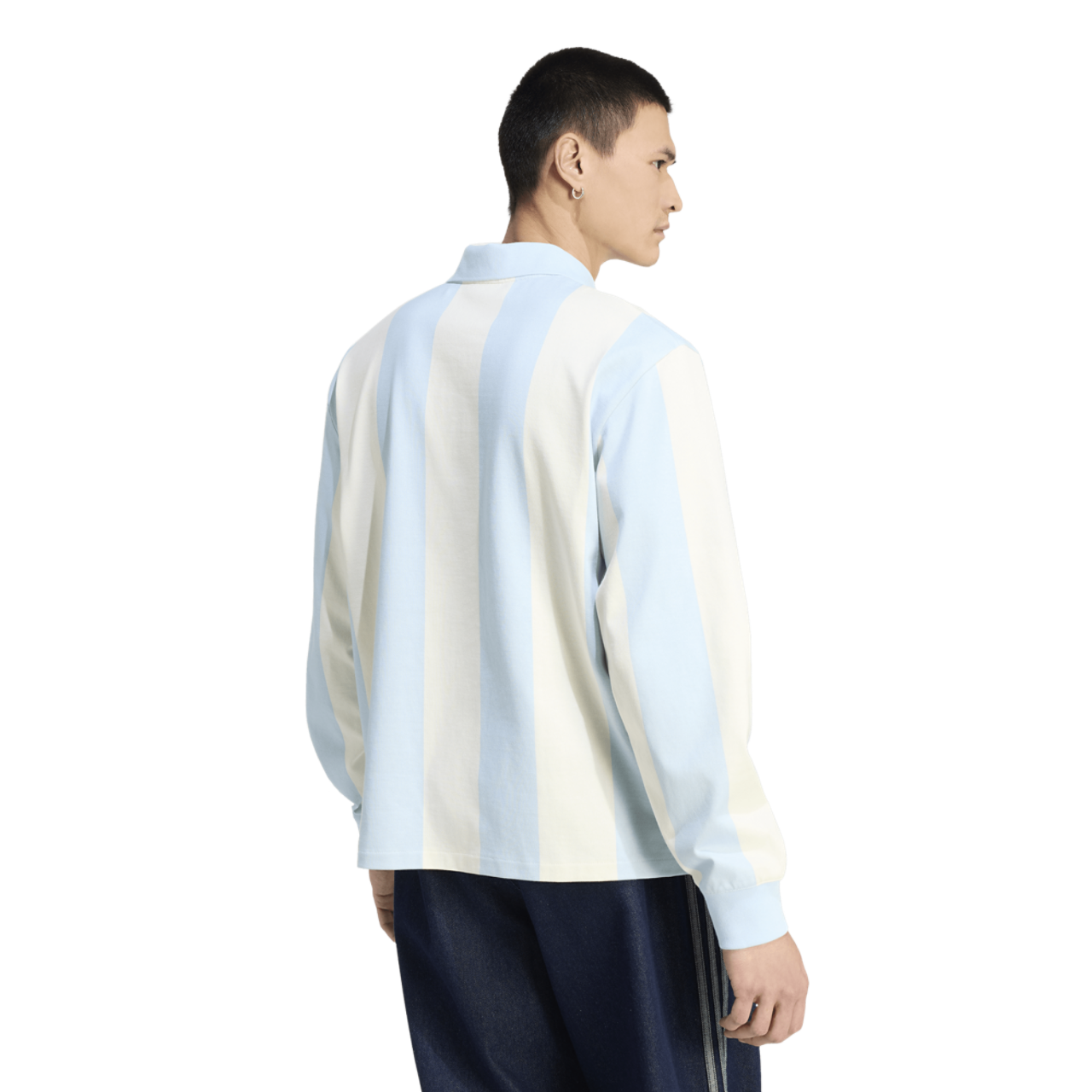 adidas Originals Long Sleeve GFX Polo Image 2 of 5. Tap to open photo gallery.