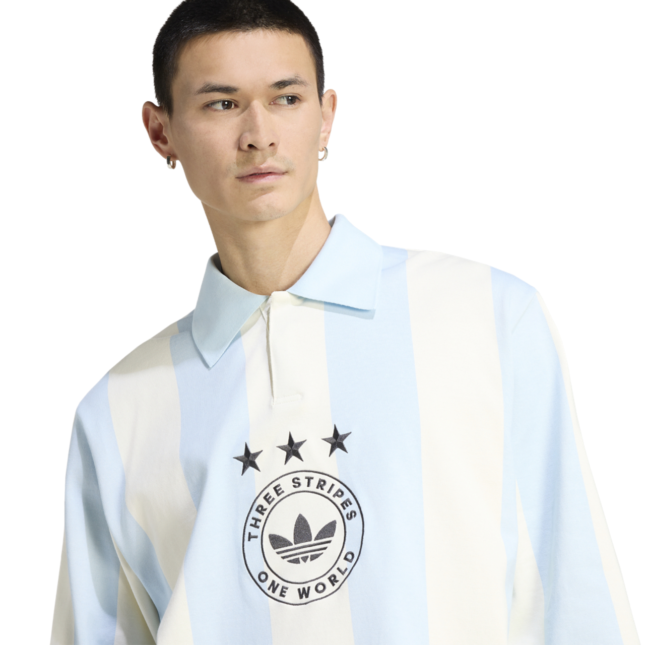 adidas Originals Long Sleeve GFX Polo - Men