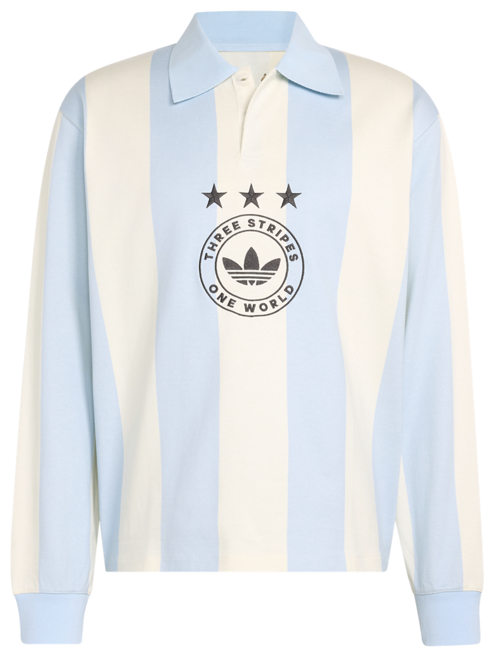 adidas Originals Long Sleeve GFX Polo Image 5 of 5. Tap to open photo gallery.