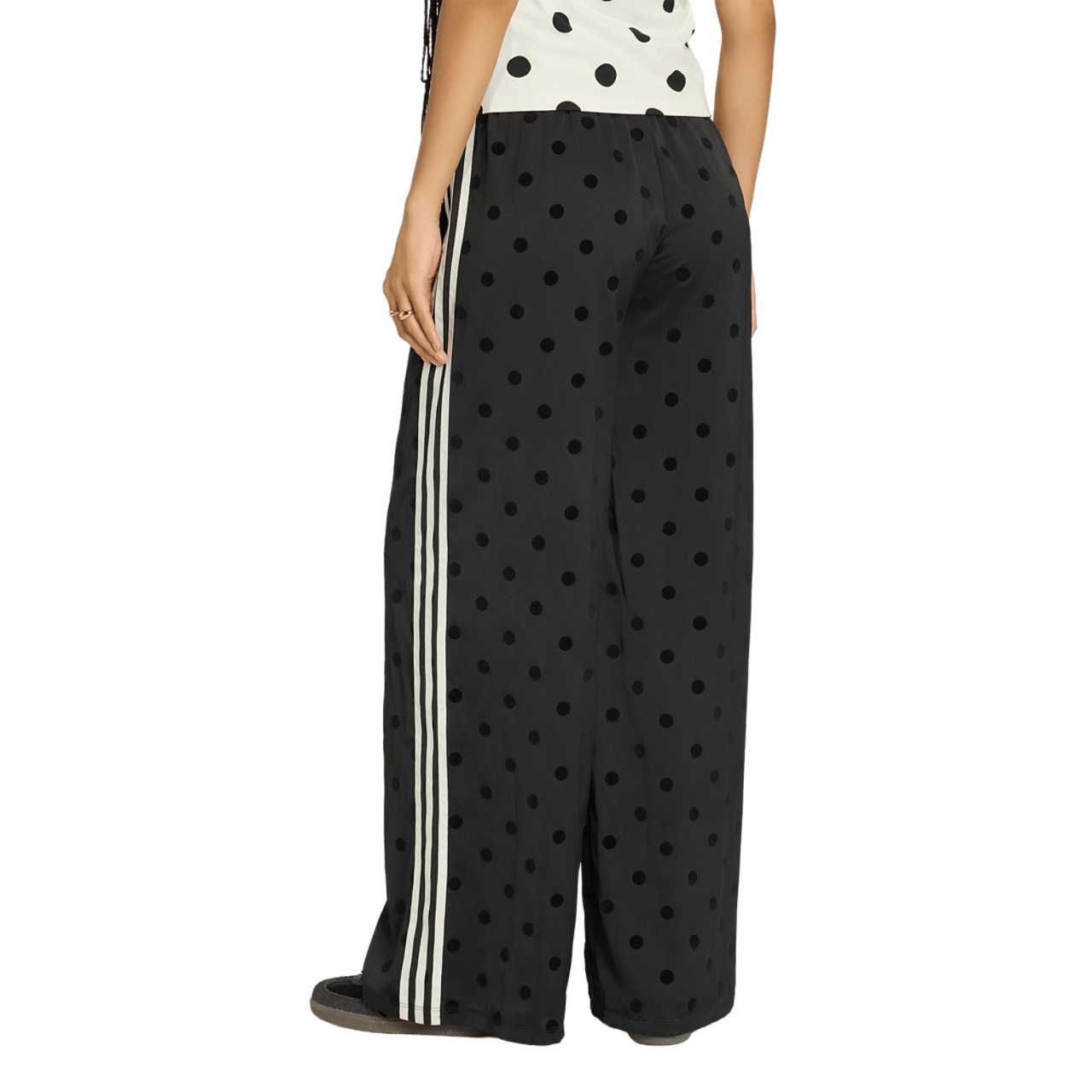  サテン ポルカドット WIDE LEG PANTS Lサイズ adidas Satin Polka Dots Wide Leg Pants - Women's | Foot Locker