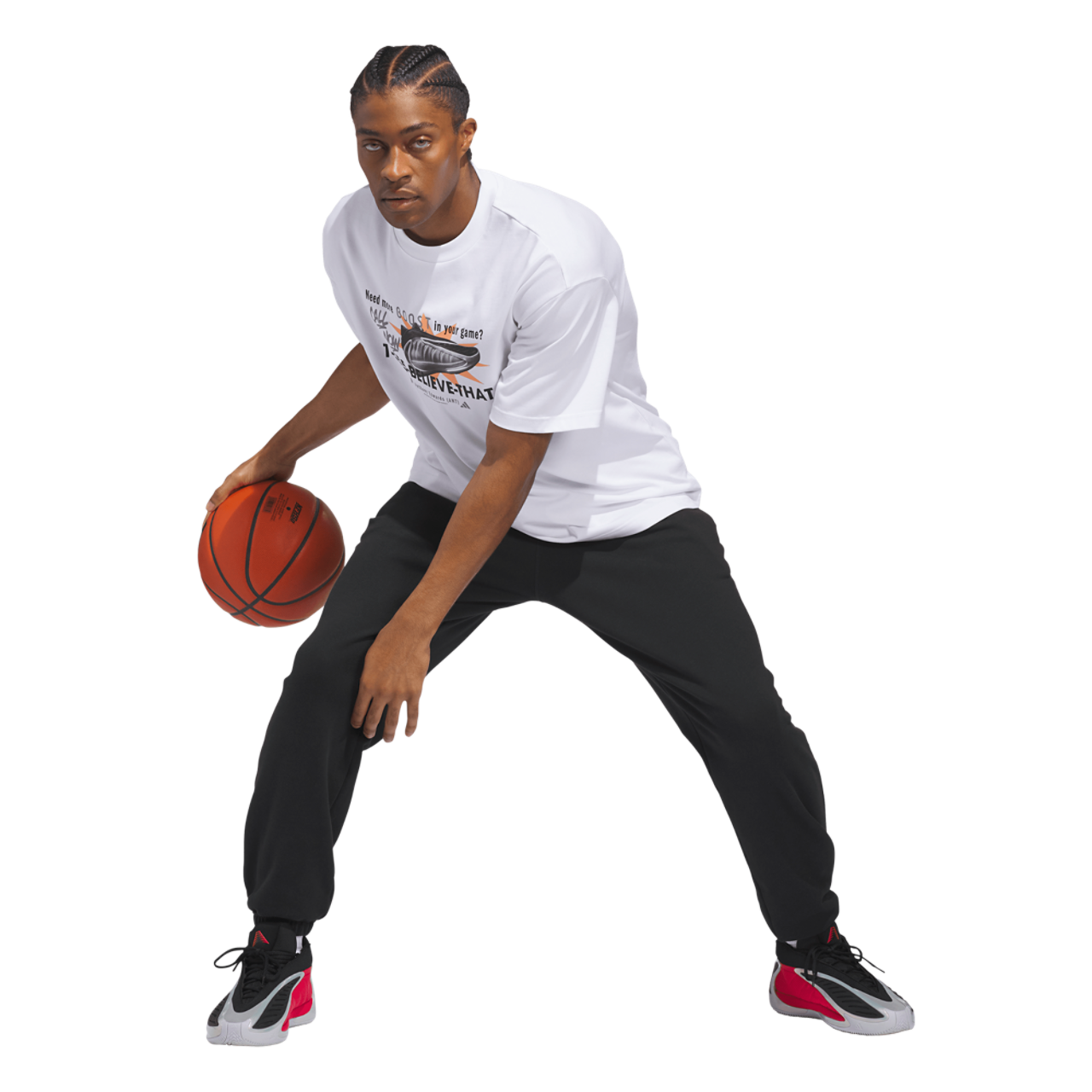 adidas Anthony Edwards Action T-Shirt Image 5 of 6. Tap to open photo gallery.