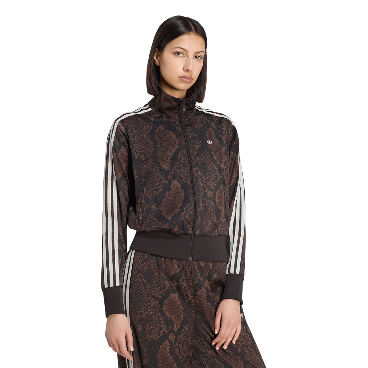 AntiMid 2000 チェック柄ナイロンジャケット adidas Originals Firebird Snake Print Satin Jacket - Women's