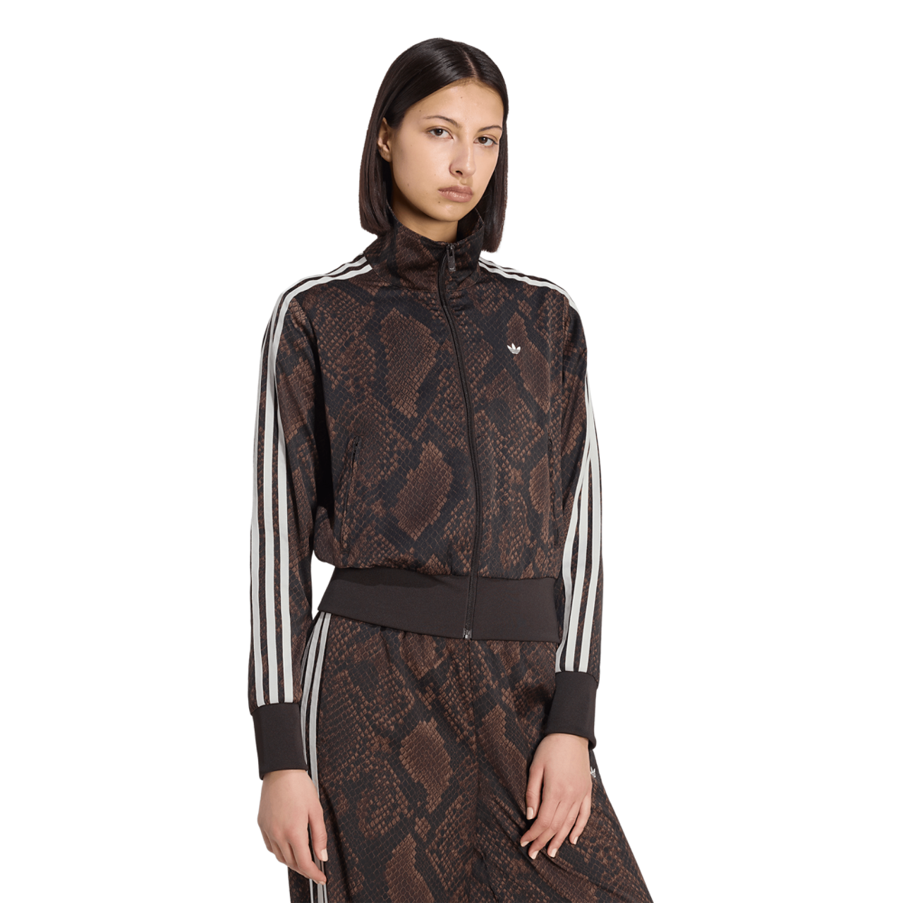 adidas Originals Firebird Snake Print Satin Jacket - Women's