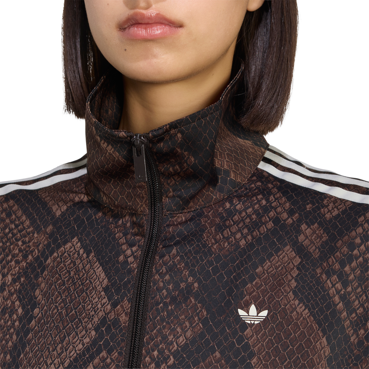 adidas Originals Firebird Snake Print Satin Jacket - Women's