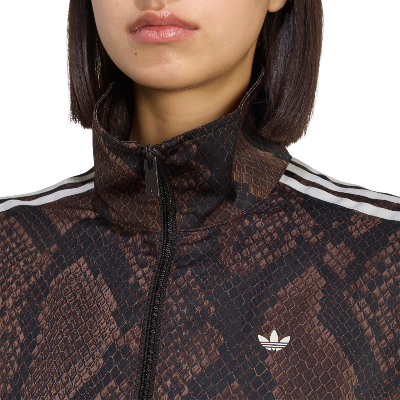 adidas Originals Firebird Snake Print Satin Jacket - Women's