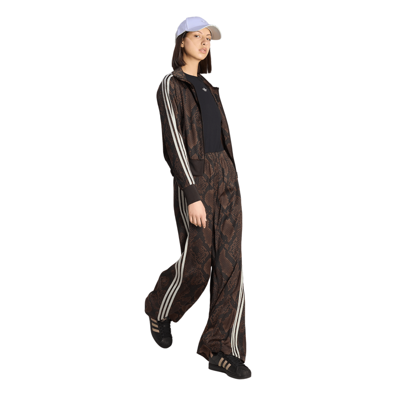 adidas Originals Firebird Snake Print Satin Jacket - Women's